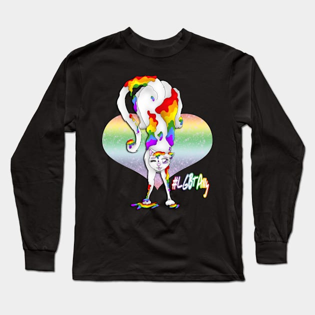 #LGBTAlly Long Sleeve T-Shirt by michichan